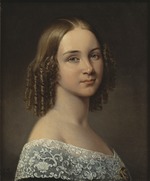 Sandberg, Johan Gustaf - Porträt von Opernsängerin Jenny Lind (1820-1887)