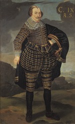 Unbekannter Künstler - Porträt von König Karl IX. von Schweden (1550-1611)