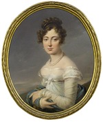 Molinari, Alexander - Porträt von Gräfin Maria Antonowna Uschakowa, geb. Tarbejewa (1802-1870)