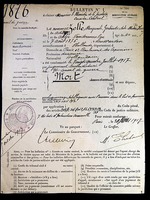 Historisches Dokument - Das offizielle Todesurteil von Mata Hari