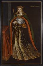 Unbekannter Künstler - Porträt von Margarethe I. von Dänemark (1353-1412)