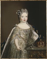 Unbekannter Künstler - Porträt von Prinzessin Maria Anna Viktoria von Spanien (1718-1781), Königin von Portugal