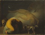 Abildgaard, Nicolai Abraham - Der Geist Culmins erscheint seiner Mutter. Aus Ossians Gesänge