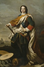 Amigoni, Jacopo - Porträt von Kaiser Peter I. der Große (1672-1725)