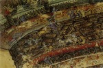 Botticelli, Sandro - Inferno. (Die Hölle). Illustration zur Dante Alighieris Göttlicher Komödie (Detail)