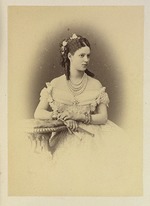Bergamasco, Charles (Karl) - Porträt Dagmar, Prinzessin von Dänemark, Zarin Maria Fjodorowna von Russland (1847-1928)