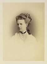 Bergamasco, Charles (Karl) - Porträt der Großfürstin Marija Alexandrowna von Russland (1853-1920), Herzogin von Sachsen-Coburg und Gotha