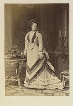 Unbekannter Fotograf - Porträt der Großfürstin Marija Alexandrowna von Russland (1853-1920), Herzogin von Sachsen-Coburg und Gotha