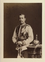 Unbekannter Fotograf - Porträt von Großfürst Sergei Maximilanowitsch von Leuchtenberg (1849-1877)