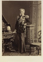 Unbekannter Fotograf - Porträt von Graf Wladimir Fjodorowitsch Adlerberg (1791-1884)