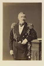 Unbekannter Fotograf - Porträt von Graf Fjodor Loginowitsch Heiden (1821-1900)