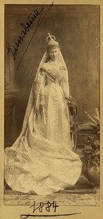 Bergamasco, Charles (Karl) - Porträt der Großfürstin Elisabeth Moritzowna von Russland (1865-1927)