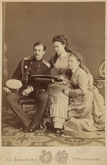 Bergamasco, Charles (Karl) - Großfürstin Alexandra Iosifowna, Großfürst Nikolai Konstantinowitsch und Großfürstin Wera Konstantinowna von Russland