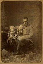 Bergamasco, Charles (Karl) - Großfürst Konstantin Konstantinowitsch von Russland mit Söhne Iwan Konstantinowitsch und Gawriil Konstantinowitsch
