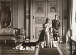 Unbekannter Fotograf - Prinz Wilhelm und Großfürstin Maria Pawlowna. Hochzeitsfoto im Katharinenpalast in Zarskoje Selo
