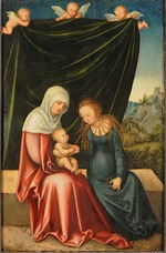 Cranach, Lucas, der Ältere - Madonna und Kind mit der heiligen Anna