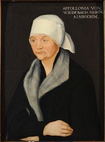 Cranach, Lucas, der Ältere - Bildnis Apollonia von Wiedebach