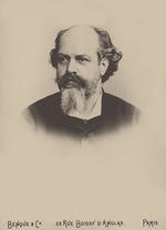 Unbekannter Fotograf - Porträt von Opernlibrettist Louis Gallet (1835-1898)