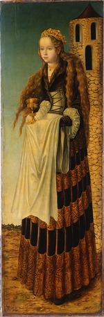Cranach, Lucas, der Ältere - Heilige Barbara