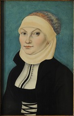 Cranach, Lucas, der Ältere - Porträt von Katharina Luther, geb. Katharina von Bora (1499-1552)