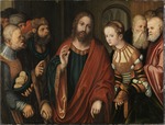 Cranach, Lucas, der Ältere - Christus und die Ehebrecherin