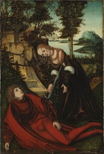 Cranach, Lucas, der Ältere - Pyramus und Thisbe