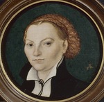 Cranach, Lucas, der Ältere - Porträt von Katharina Luther, geb. Katharina von Bora (1499-1552)