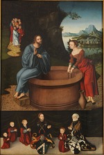 Cranach, Lucas, der Ältere - Jesus und die Samariterin am Jakobsbrunnen