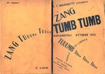 Marinetti, Filippo Tommaso - Titelseite von Zang Tumb Tumb