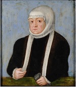Cranach, Lucas, der Jüngere - Porträt von Bona Sforza (1494-1557), Königin von Polen