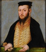 Cranach, Lucas, der Jüngere - Porträt von König Sigismund II. August von Polen (1520-1572)