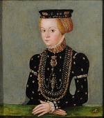 Cranach, Lucas, der Jüngere - Porträt von Sophia Jagiellonica (1522-1575), Herzogin von Braunschweig-Wolfenbüttel