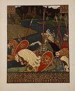 Bilibin, Iwan Jakowlewitsch - Illustration zur altrussischen Sage Wolga