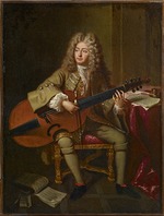 Bouys, André - Porträt von Komponist Marin Marais (1656-1728)