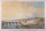 Fontaine, Pierre François Léonard - Blick auf den Palast des Königs von Rom von der Gartenseite aus gesehen