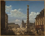 Bouhot, Étienne - Fontaine du Palmier auf dem Platz du Châtelet