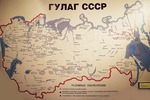 Historisches Dokument - Karte von Gulag