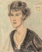 Toorop, Jan - Porträt von Mme Kleijkamp-Strüben