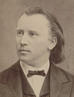 Rohrbach, Paul - Porträt von Komponist Johannes Brahms (1833-1897)