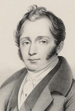 Dupré, Louis - Porträt von Komponist Michele Enrico Carafa (1787-1872)