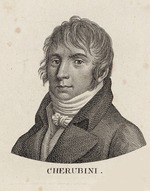 Bollinger, Friedrich Wilhelm - Porträt von Komponist Luigi Cherubini (1760-1842)