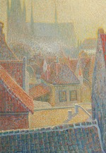 Gestel, Leo - Blick auf die Kirche in Woerden