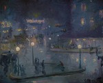 Butler, Theodore Earl - Place de Rome bei Nacht