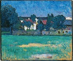 Jawlensky, Alexei, von - Wasserburger Landschaft mit Häusern und Wiese