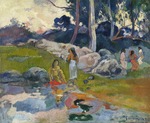 Gauguin, Paul Eugéne Henri - Frauen am Ufer des Flusses