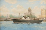 Blinow, Leonid Demjanowitsch - Die kaiserliche Yacht Standart auf der Newa