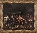 Crespi, Giuseppe Maria - Moses verteidigt die Töchter des Jethro