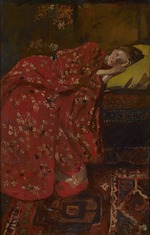 Breitner, George Hendrik - Mädchen im roten Kimono (Geesje Kwak)