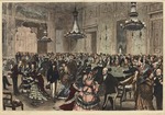 Unbekannter Künstler - Interieur der Spielbank Wiesbaden am 7. Oktober 1871