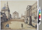 Alexejew, Fjodor Jakowlewitsch - Blick auf den Strastnaja-Platz in Moskau